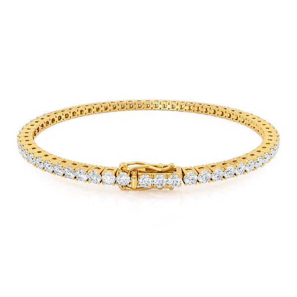 Lab diamond tennis bracelet